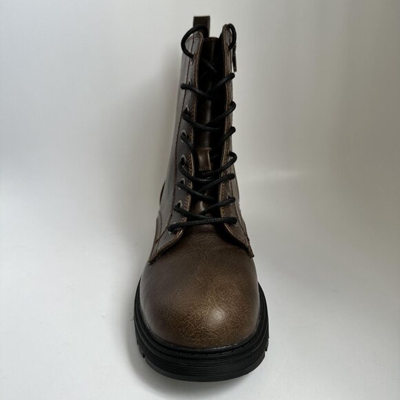 Sonoma So Reindeer Women Boots Combat Zipper Closure Brown Size 9.5 Med NWOB - Picture 5 of 9